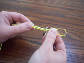 how to attach cording to a ring